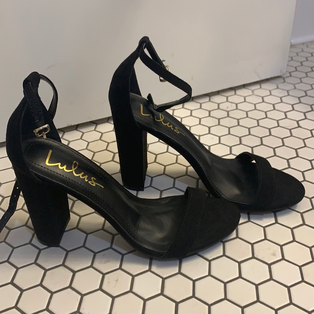 Black heels